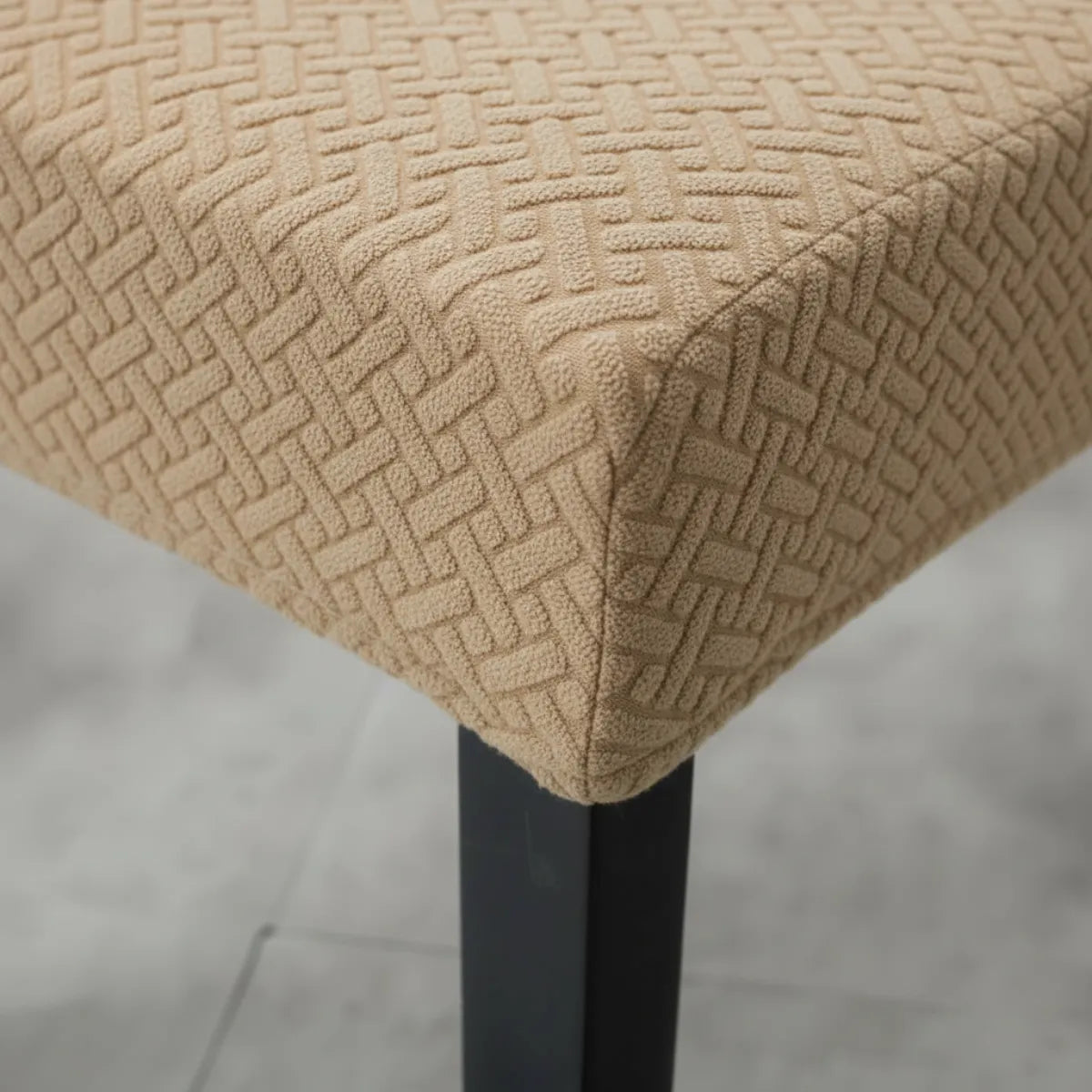 Funda De Silla Elasticada Jacquard Impresa En 3d cuadrille