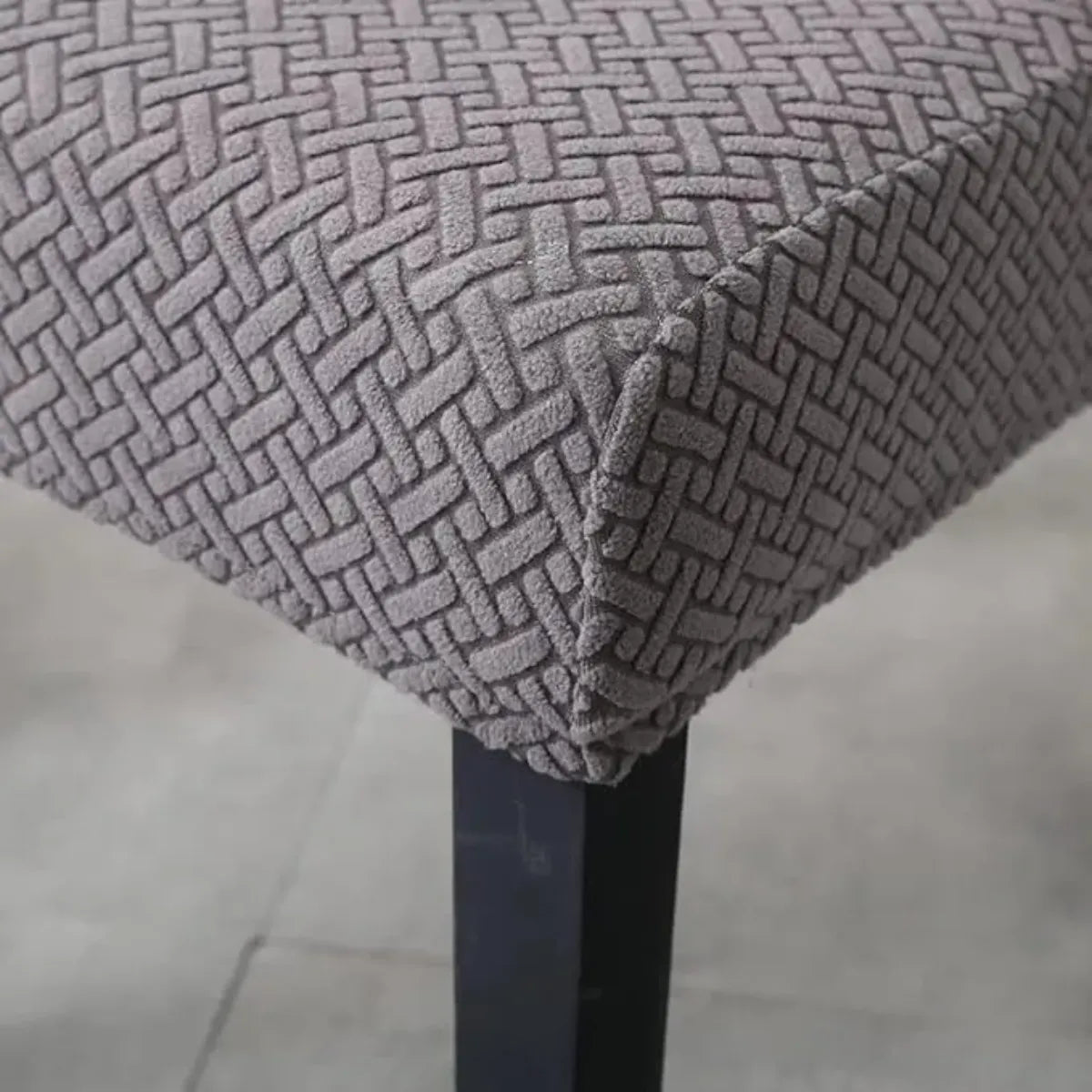 Funda De Silla Elasticada Jacquard Impresa En 3d cuadrille