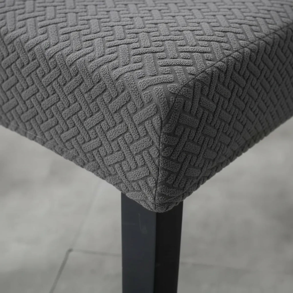 Funda De Silla Elasticada Jacquard Impresa En 3d cuadrille
