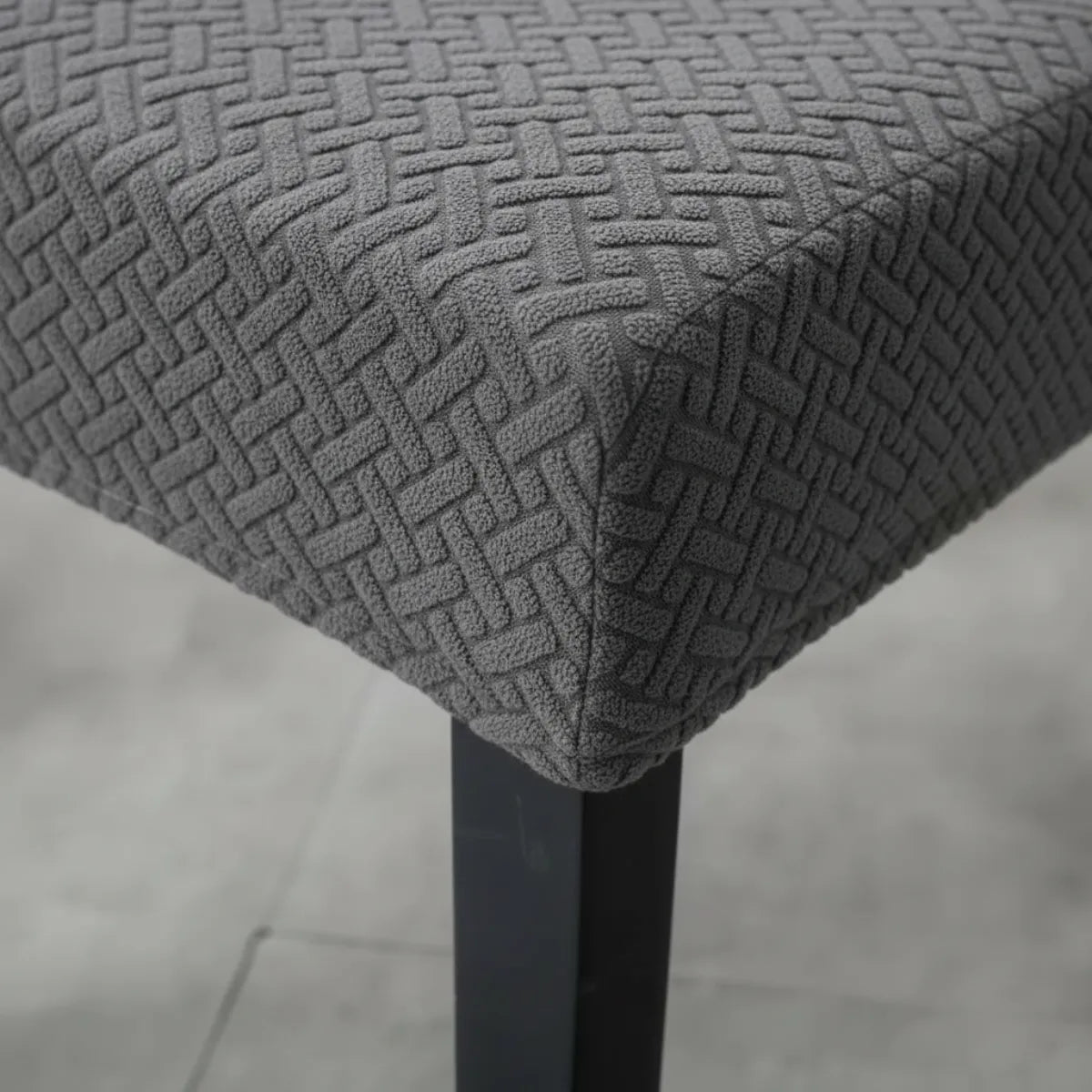 Funda De Silla Elasticada Jacquard Impresa En 3d cuadrille