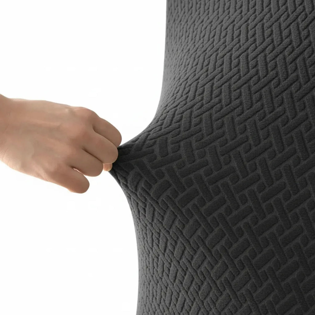 Funda De Silla Elasticada Jacquard Impresa En 3d cuadrille
