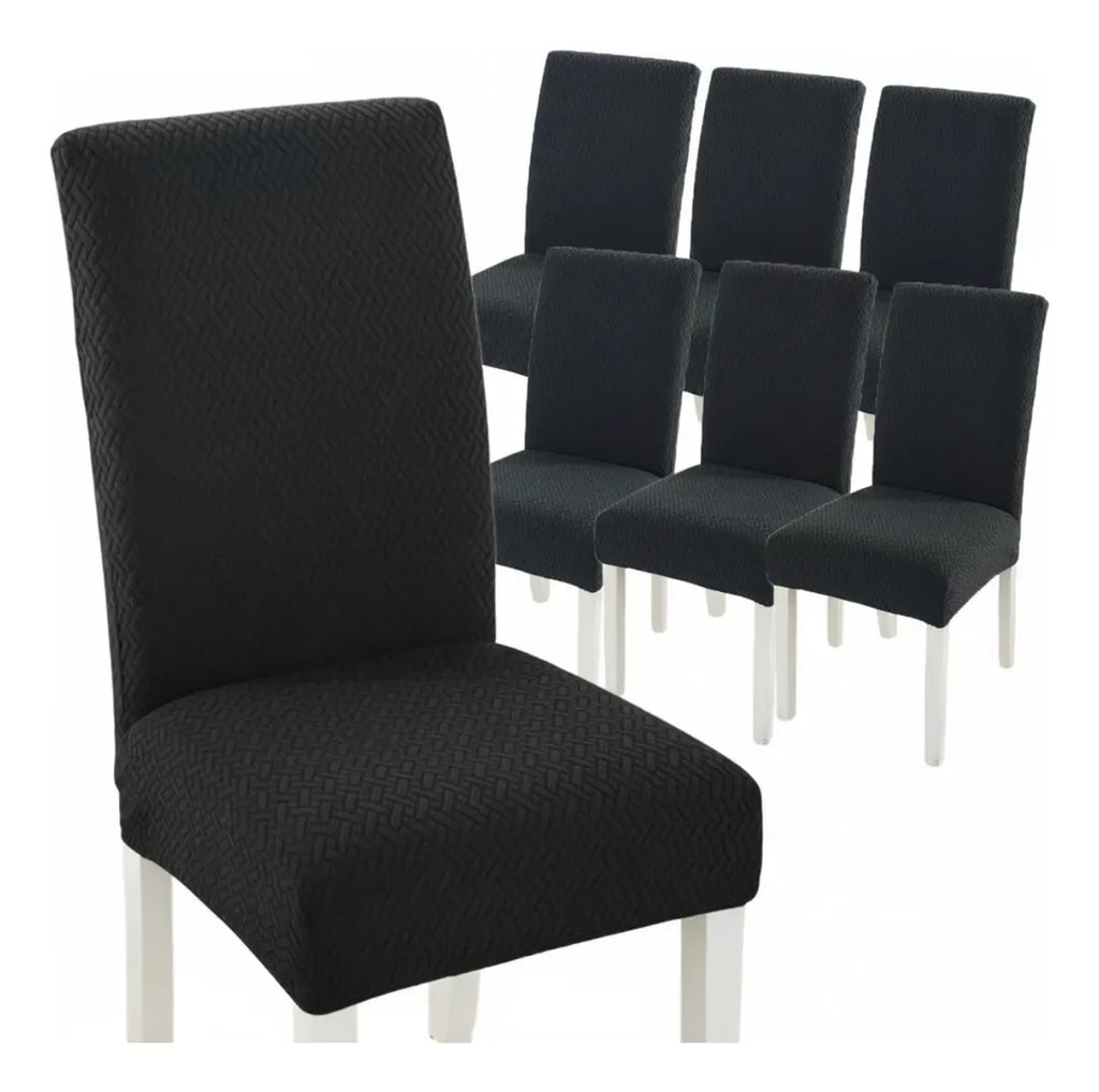 Funda De Silla Elasticada Jacquard Impresa En 3d cuadrille