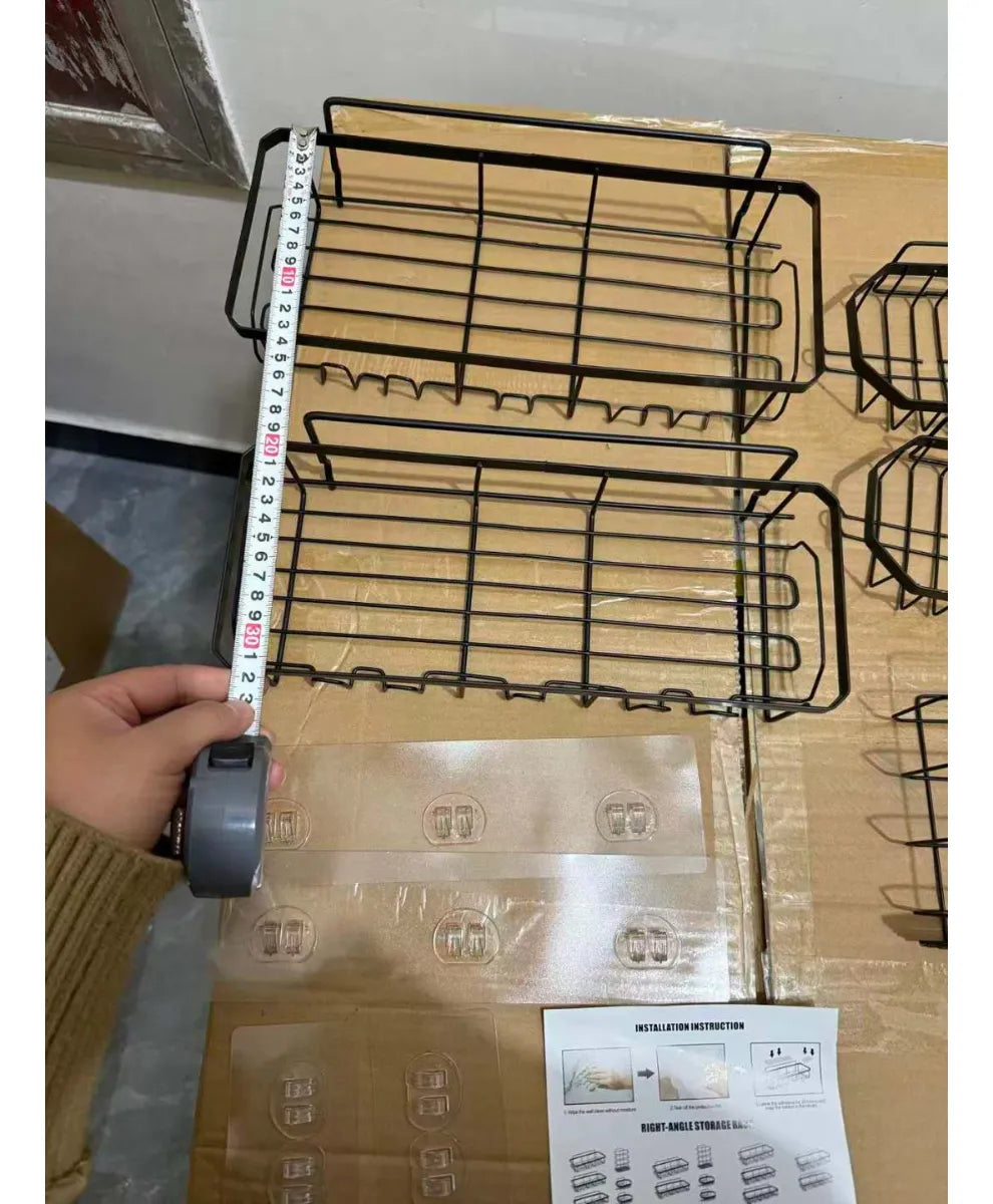 Set 5 Piezas Estante Organizador Ducha Baño Con Adhesivos