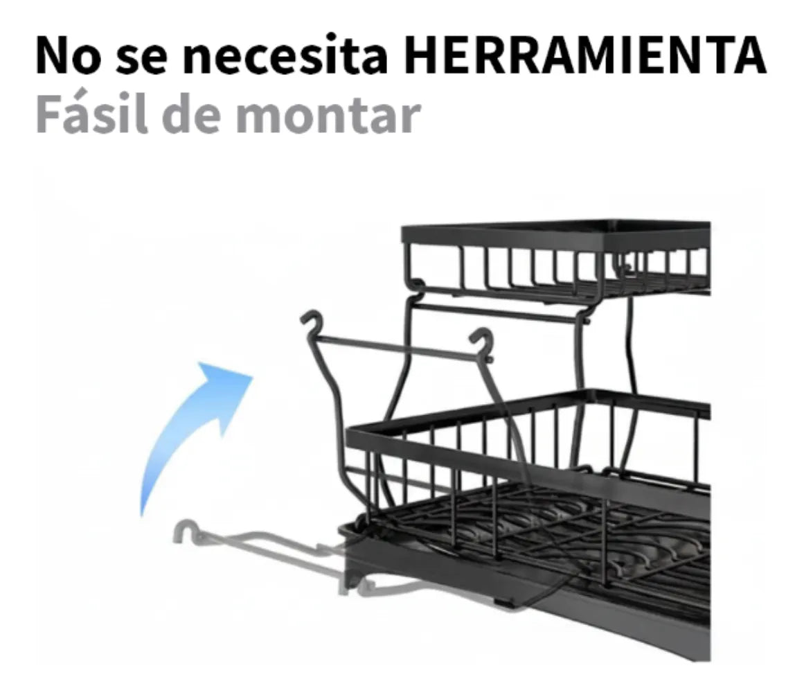 Secador Escurridor Secaplatos 2 Niveles
