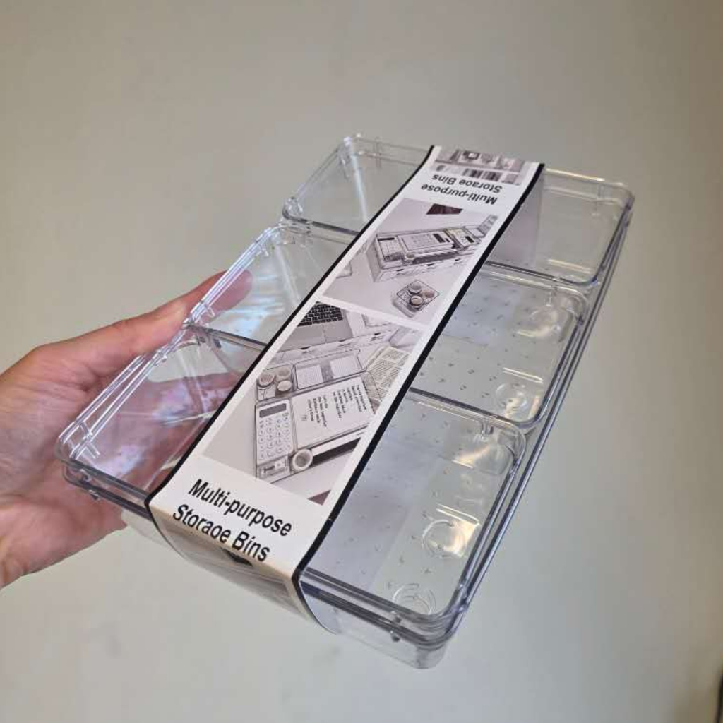 Set 4 Cajas Organizadora Cajon Closet Acrilico Maquillaje