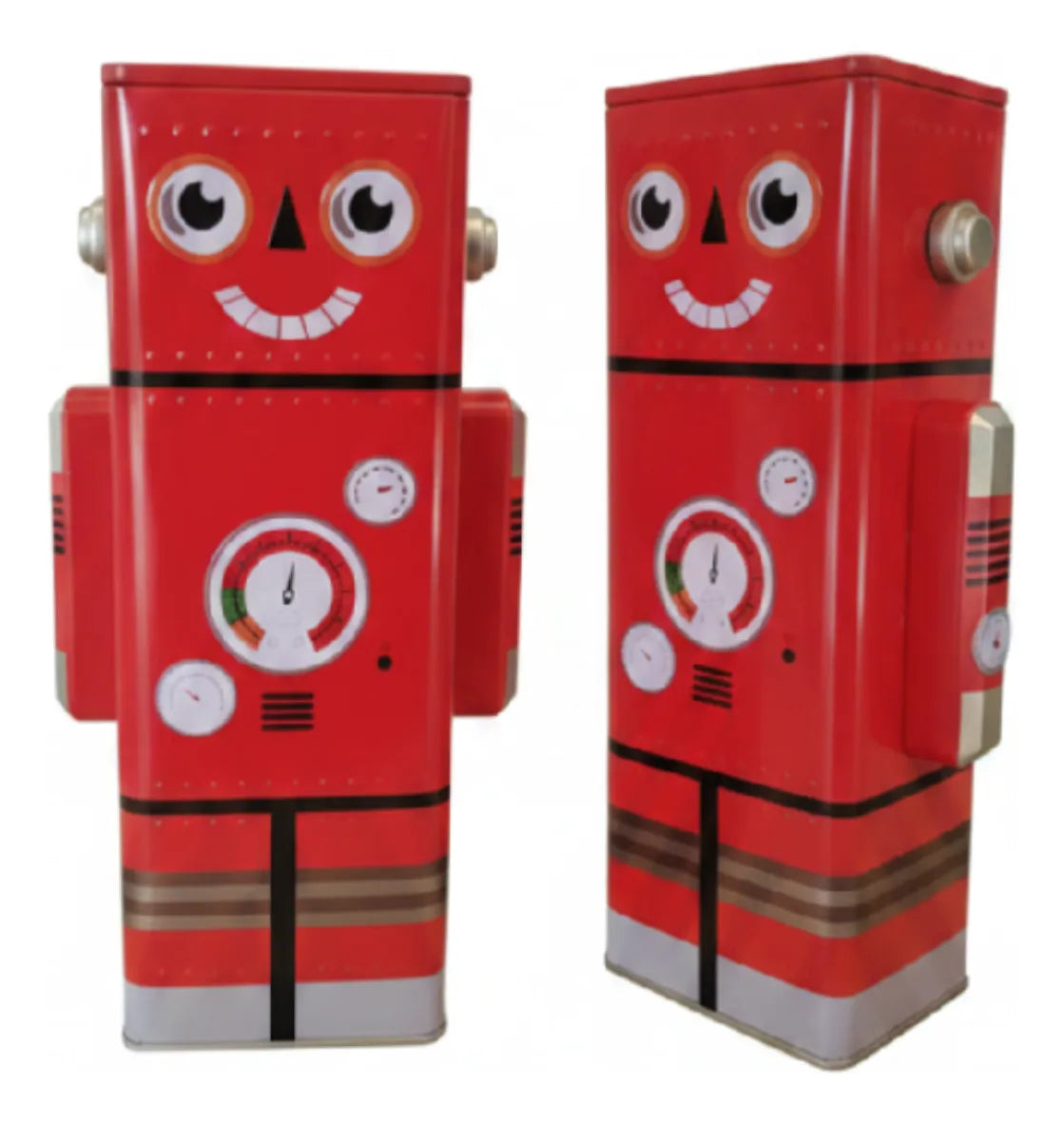 Alcancia Robot Grande Lata Kawaii 24cm
