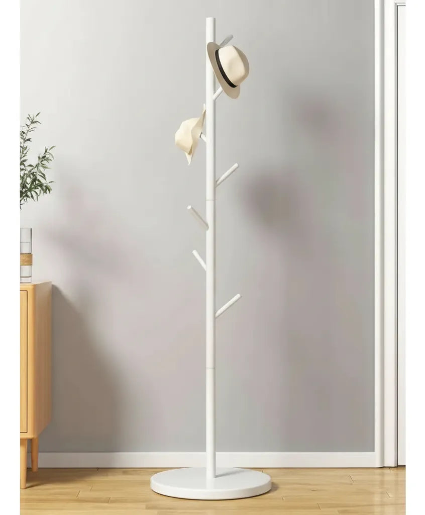 Perchero De Pie Base Piedra Colgador Ropa Pedestal 170cm