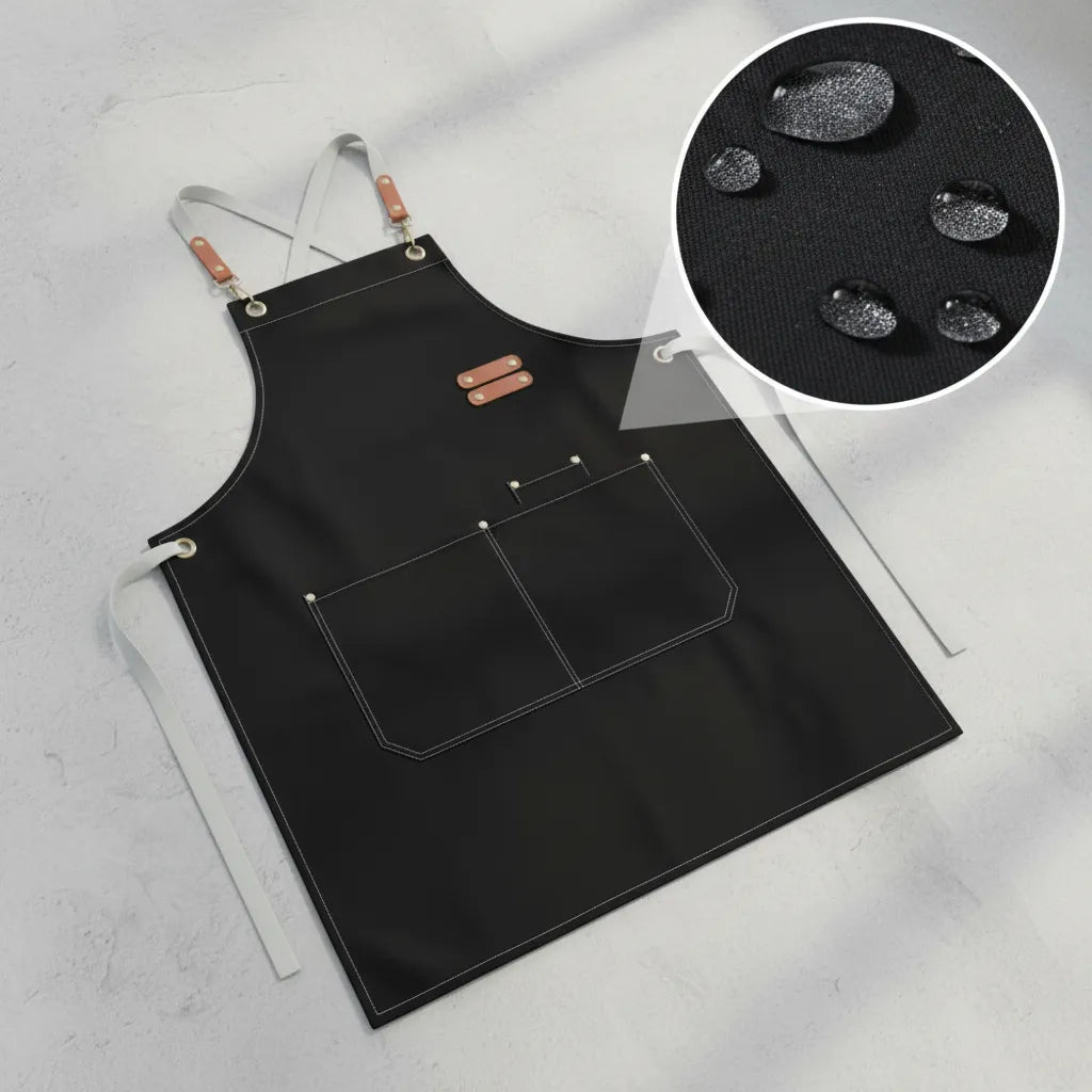 Delantal Uniforme Repelente Al Agua Multiuso Con Bolsillos