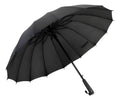 Paragua Elegante Lluvia Nieve Resistente Viento 16 Varillas