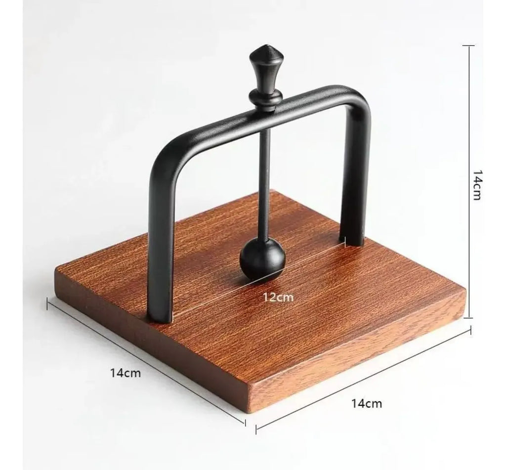 Servilletero Porta Servilletas De Madera Y Metal Con Peso