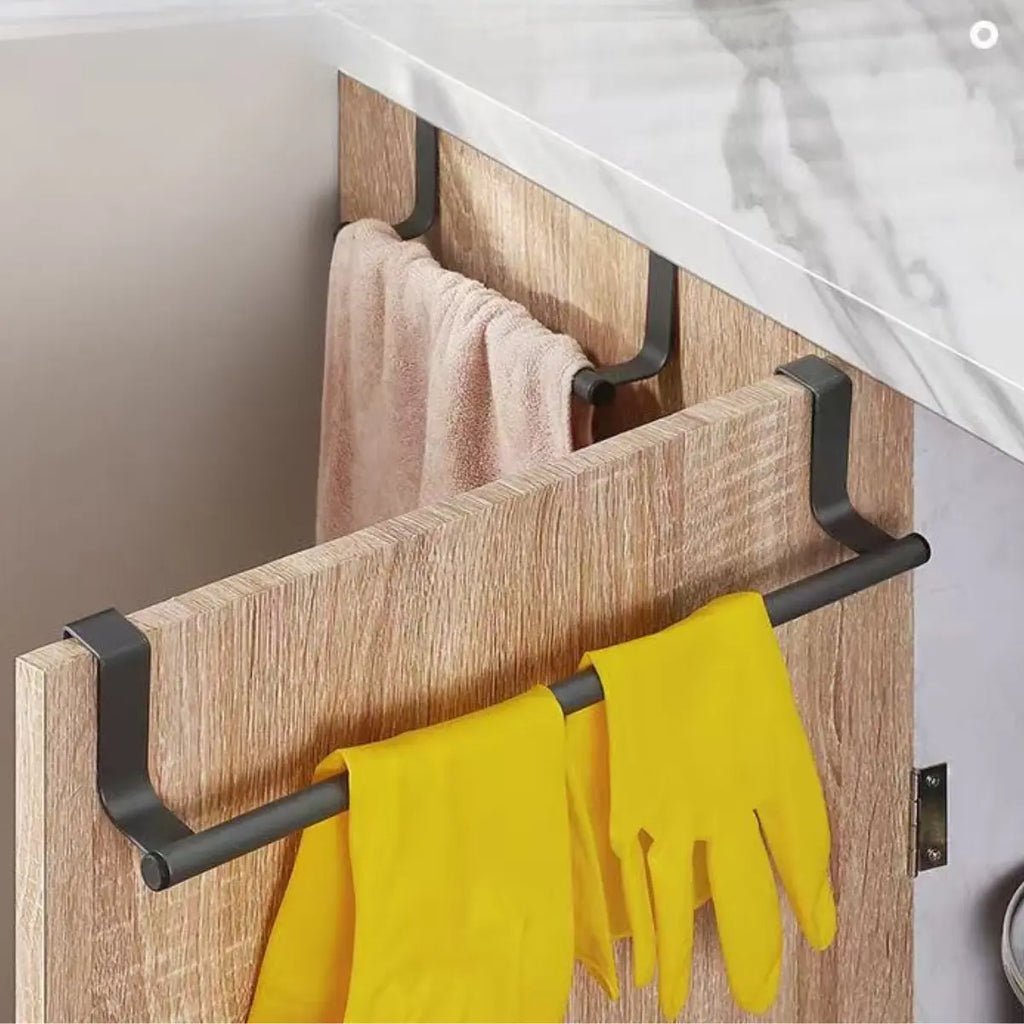 Toallero Para Gabinete De Cocina Y Baño Puerta Colgante