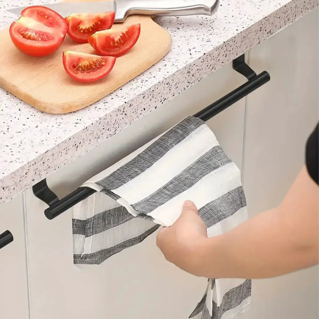 Toallero Para Gabinete De Cocina Y Baño Puerta Colgante