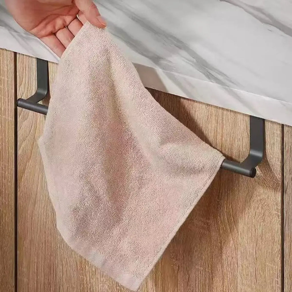 Toallero Para Gabinete De Cocina Y Baño Puerta Colgante