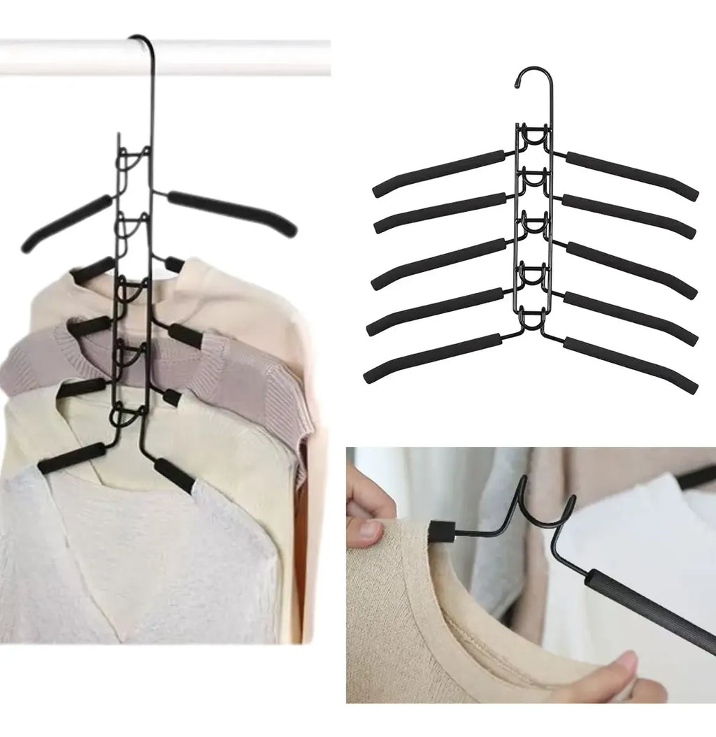Gancho Colgador Ropa Organizador Multiple Ahorra Espacio