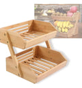 Frutero De Madera Organizador Verdulero Para Cocina
