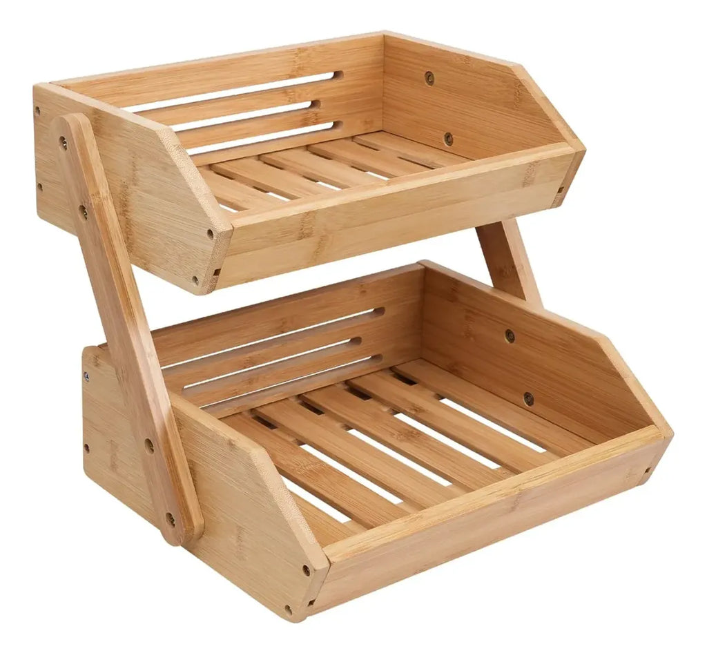 Frutero De Madera Organizador Verdulero Para Cocina